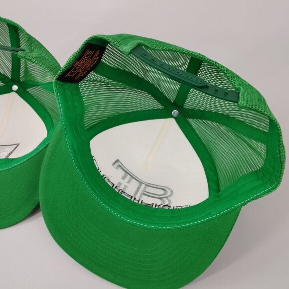 2 B'HOOD Hat Green Mesh Classic Snapback Trucker Bundle - Picture 12 of 15